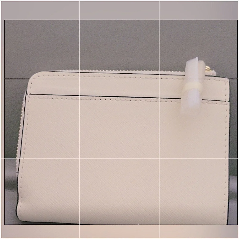 kate spade Cream and Black Compact Zip Wallet - Picture 2 of 3